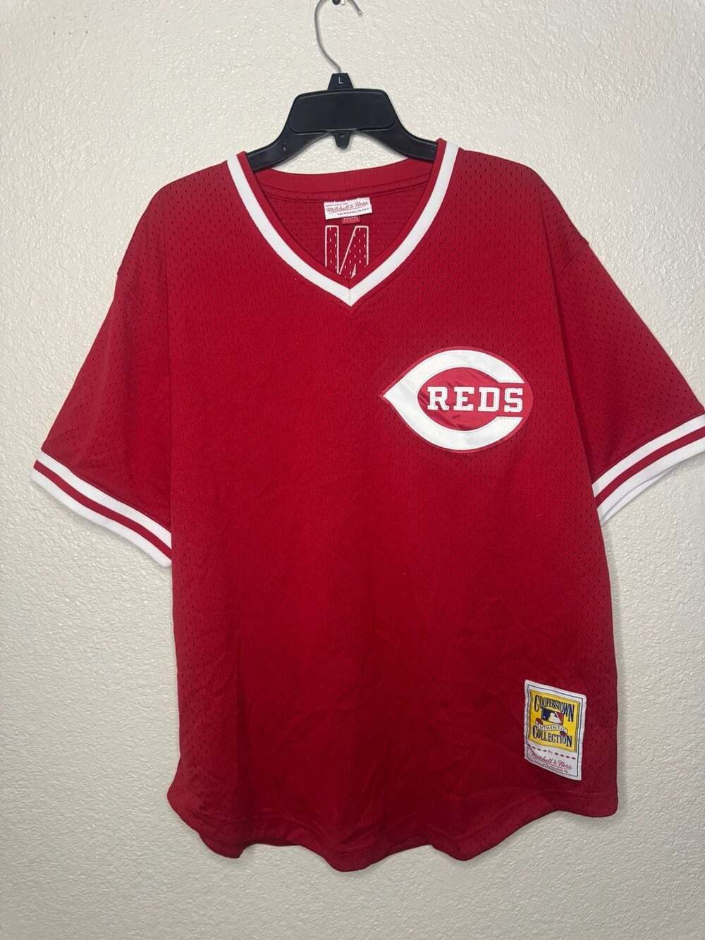 Mitchell & Ness Cincinnati Reds Johnny Bench 5 Cooperstown Collection Jersey Siz